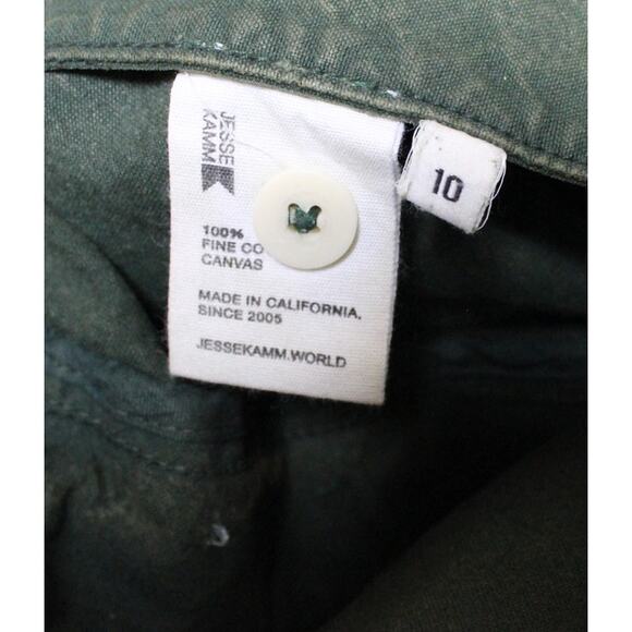 Jesse Kamm Olive Green Sailor Pants Size 10 - Picture 6 of 6